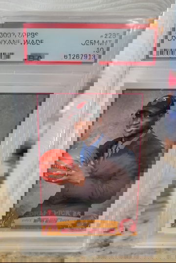 2003 Topps Dwyane Wade #225 PSA 10