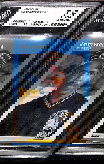 1987 Fleer Barry Bonds Rookie BGS 7.5