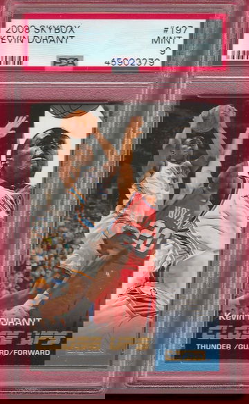 PSA 9 Kevin Durant 2008-09 Skybox #197 Close Ups Brooklyn Nets
