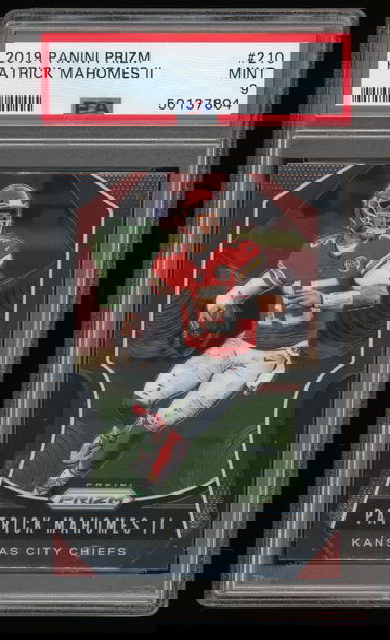 2019 Panini Prizm Patrich Mahomes PSA 9 Mint!
