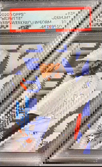 2020 Topps Bo Bichette SSP PSA 10 Players Weekend Variation Rookie Card RC