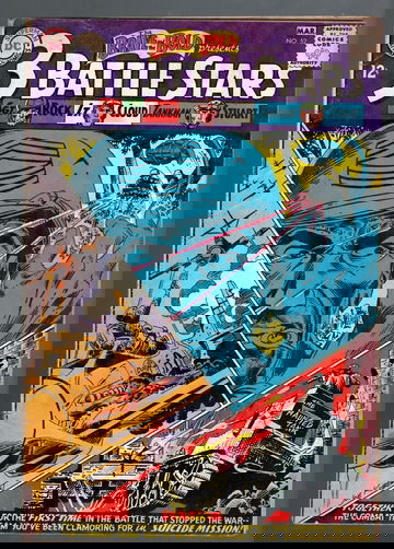 1964 DC Comics Brave & the Bold 3 Battle Stars Rock Haunted Tank Johnny Cloud VG+/F-