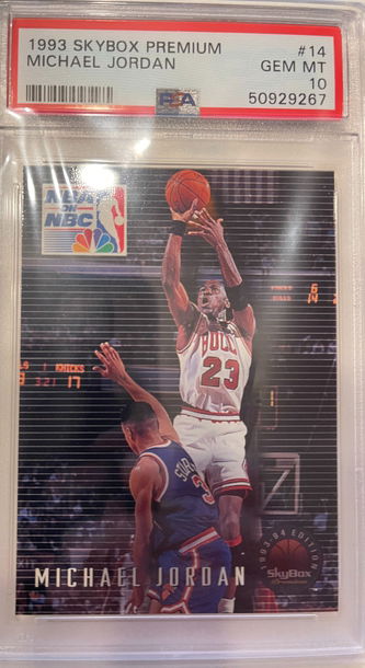 1993 Skybox Premium # 14 Michael Jordan PSA 10