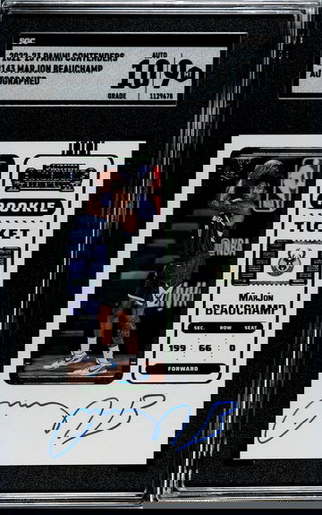 2022-23 Marjon Beauchamp Contenders Rookie Ticket Auto