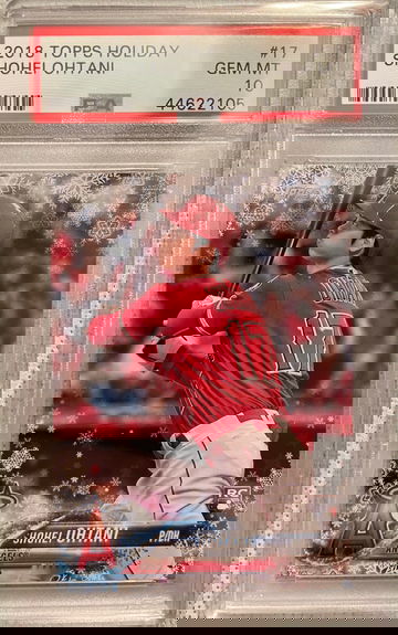 2018 Topps Holiday Shohei Ohtani PSA 10 Rookie (RC)