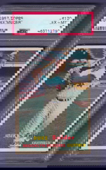 1957 Topps #170 Duke Snider PSA 6