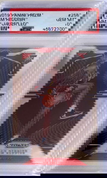 2019 Cam Reddish Ball Under Leg Prizm PSA 10