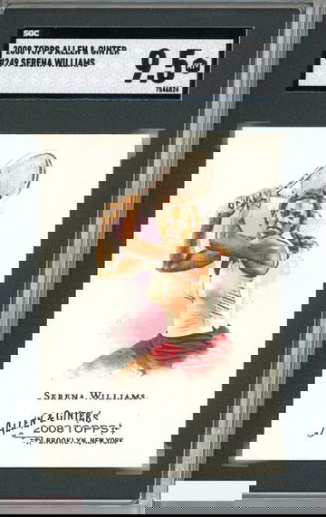 2008 TOPPS ALLEN AND GINTER SERENA WILLIAMS #249 SGC 9.5 MT+