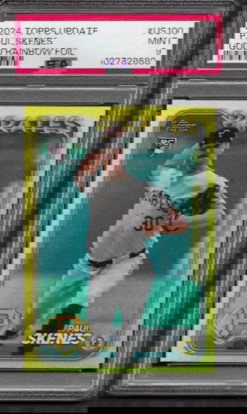 2024 Topps Update Paul Skenes Gold Rainbow Foil