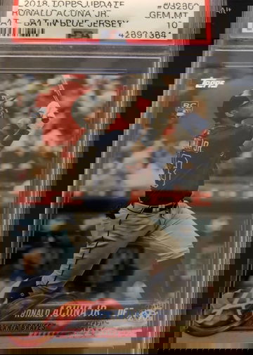 Ronald Acuna 2018 Topps Update PSA 10