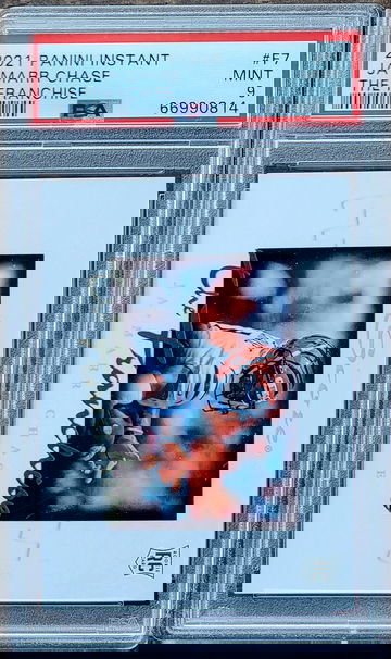 2021 JA'MARR CHASE Panini Instant The Franchise /1,966 PSA 9 POP 7 Rookie #F7