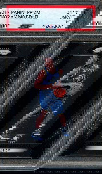 2017 Panini Prizm Donovan Mitchell PSA 9