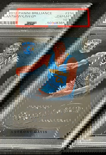 2012-13 Brilliance Anthony Davis PSA 10 rookie card #234