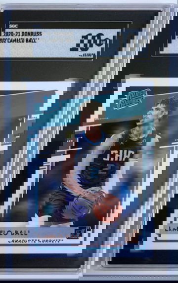 2020-21 Donruss Rated Rookie LaMelo Ball #202 SGC 10